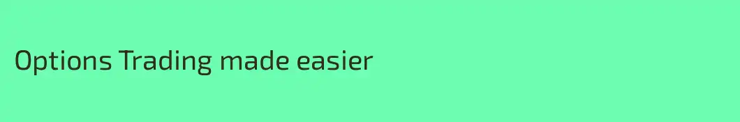 Options Trading made easier